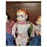 3 Howdy Doody Dolls and another sim...