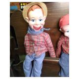 3 Howdy Doody Dolls and another sim...