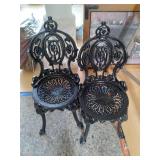2 Cast Iron Patio Chairs...