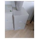 2 file cabinets, Vintage Desk 50"×...