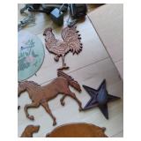 Large lot of home decor, Wall art, ...