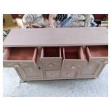 Vintage 8 drawer Dresser With Key 6...