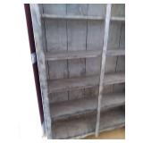 Vintage 5 shelf cabinet 50.25"×13"...
