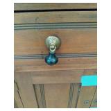 Vintage 5 shelf cabinet 50.25"×13"...
