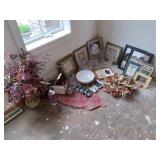 Many crystal vases, Wall art, many ...