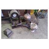 Chime clock *Needs repair*, and oth...