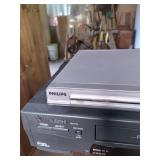 Mitsubishi VHS Player & Philips DVD...