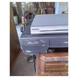 Mitsubishi VHS Player & Philips DVD...