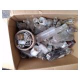 Large Box of Vintage Glass Bottles ...