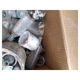 Large Box of Vintage Glass Bottles ...