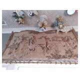Goddess Pompet tapestry, Angel figu...