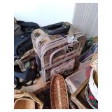 Huge Lot of Luggage, and Wicker Bas...