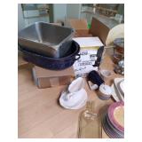 Huge Lot of Dishware, Mugs, Serving...