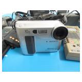 Lot of Misc Hand Held Radios, Sony Camera ect (may or may not be working)