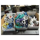 3 Large Boxes of Misc Copper cables and adapters