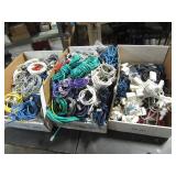 3 Large Boxes of Misc Copper cables and adapters