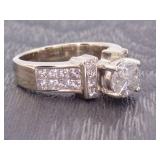 *2.75 Carat Composite Cluster Diamond Ring in 18k Gold