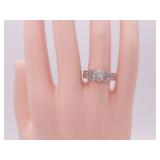 *2.75 Carat Composite Cluster Diamond Ring in 18k Gold