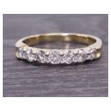 Sparkling 1.0 Carat Diamond Estate Ring in 14k Gold