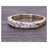 Sparkling 1.0 Carat Diamond Estate Ring in 14k Gold