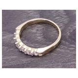 Sparkling 1.0 Carat Diamond Estate Ring in 14k Gold