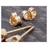 Classic .65 Carat Diamond Studs in 14k Gold