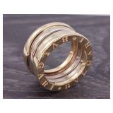 BVLGARI B.zero1 Four-Band Estate Ring in Yellow Gold