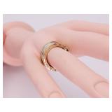 BVLGARI B.zero1 Four-Band Estate Ring in Yellow Gold