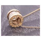 BVLGARI B.zero1 Four-Band Estate Necklace and Pendant in Yellow Gold