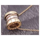 BVLGARI B.zero1 Four-Band Estate Necklace and Pendant in Yellow Gold