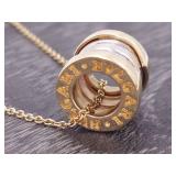 BVLGARI B.zero1 Four-Band Estate Necklace and Pendant in Yellow Gold