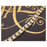 Over 100 Year Old "Book" Link Necklace With Cameo Pendant