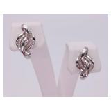 Beautiful Diamond Estate Earrings