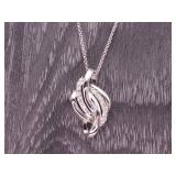 Beautiful Diamond Estate Pendant and Necklace