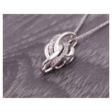 Beautiful Diamond Estate Pendant and Necklace