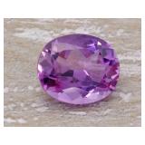 Natural Brazilian Amethyst Gemstone; Custom Cut