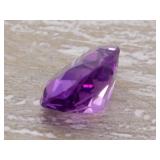 Natural Brazilian Amethyst Gemstone; Custom Cut