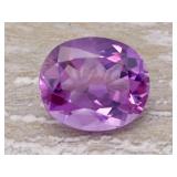 Natural Brazilian Amethyst Gemstone; Custom Cut