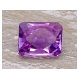 Natural Brazilian Amethyst Gemstone; Custom Cut