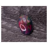 Natural Intense Black Welo Opal Gemstone