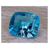 Large, Natural Fancy Cut Starburst Topaz Gemstone
