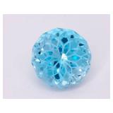 Natural Fancy Cut Swiss Blue Topaz
