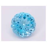 Natural Fancy Cut Swiss Blue Topaz