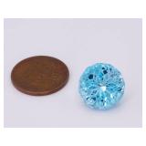 Natural Fancy Cut Swiss Blue Topaz