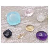 35+ Carats Loose Gemstones; Opal, Topaz, Labradorite, Amethyst, etc.