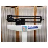 Health-o-meter Balance Beam Baby Scale On Cart With IV Pole - Good Condition!