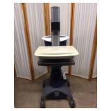 WOW MSRP $4000 Ergotron StyleView Industrial Grade Mobile Laptop Or Stand Up/Sit Computer Workstation Height Adjustable Platform Medical COW Cart - Electronics Not Included! No Key!