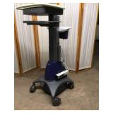WOW MSRP $4000 Ergotron StyleView Industrial Grade Mobile Laptop Or Stand Up/Sit Computer Workstation Height Adjustable Platform Medical COW Cart - Electronics Not Included! No Key!