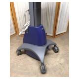 WOW MSRP $4000 Ergotron StyleView Industrial Grade Mobile Laptop Or Stand Up/Sit Computer Workstation Height Adjustable Platform Medical COW Cart - Electronics Not Included! No Key!
