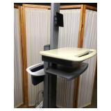 WOW MSRP $4000 Ergotron StyleView Industrial Grade Mobile Laptop Or Stand Up/Sit Computer Workstation Height Adjustable Platform Medical COW Cart - Electronics Not Included! No Key!